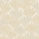 Abstract Palm Beige Gilded Wallpaper by Eijffinger
