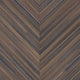Herringbone Brown Blue Gilded Wallpaper by Eijffinger