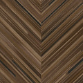 Herringbone Dark Brown Gilded Wallpaper by Eijffinger