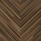 Herringbone Dark Brown Gilded Wallpaper by Eijffinger