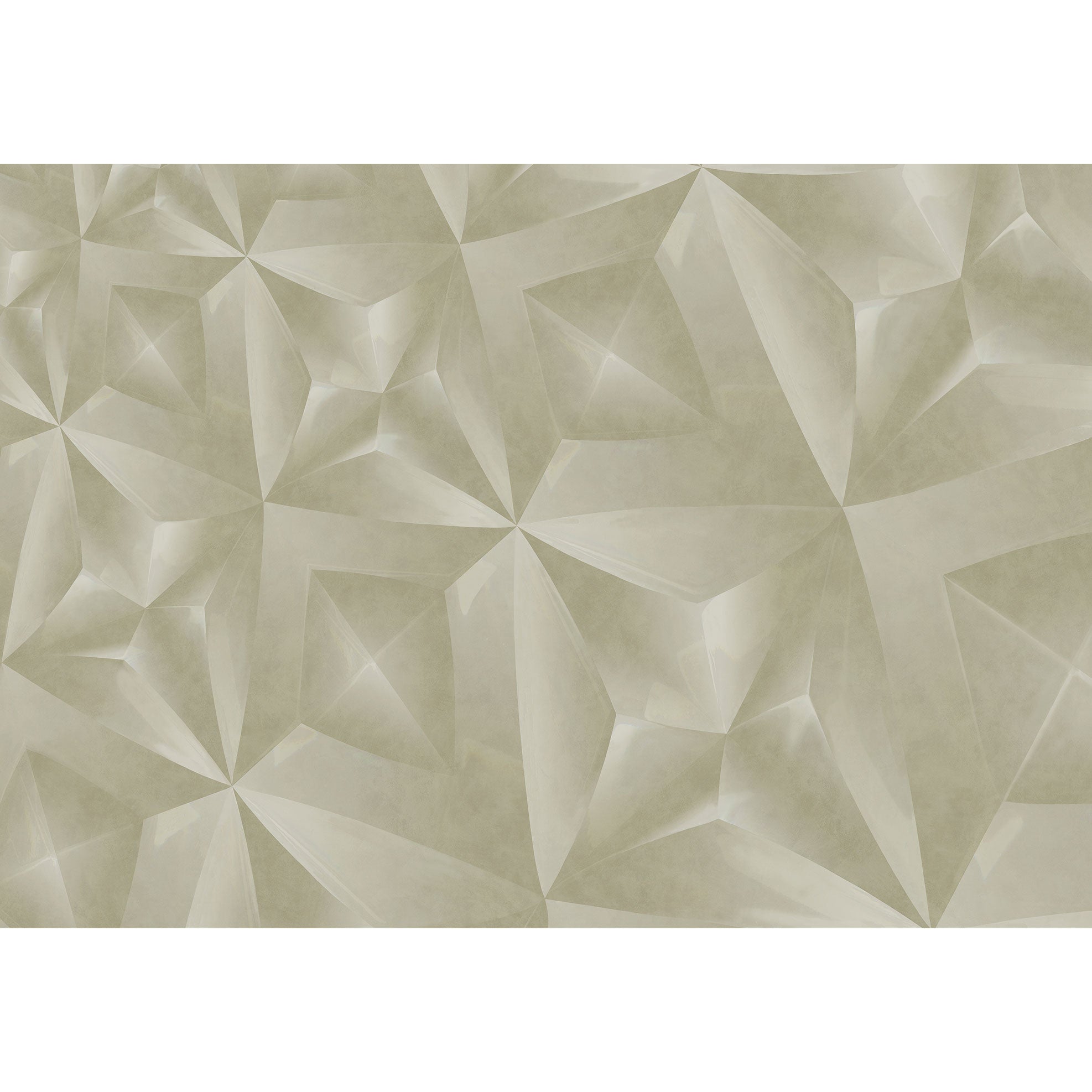 340185 Crystal XL Green Gilded Mural by Eijffinger