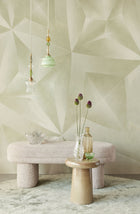 340185 Crystal XL Green Gilded Mural by Eijffinger