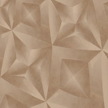 340189 Geo Diamond Brown Gilded Mural by Eijffinger