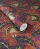 Batik Red Solange Wallpaper by Eijffinger