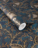 Batik Blue Solange Wallpaper by Eijffinger