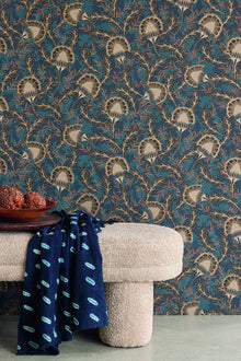 340215 Batik Blue Wallpaper by Eijffinger