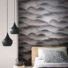 34022 Abstract The New Design Book Black, Silver and Burgundy Wallpaper By Galerie
