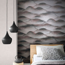 34022 Abstract The New Design Book Black, Silver and Burgundy Wallpaper By Galerie