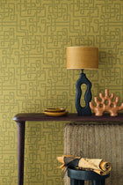 340234 Kuba Green Wallpaper by Eijffinger