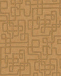 Kuba Ochre Solange Wallpaper by Eijffinger