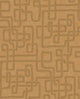 Kuba Ochre Solange Wallpaper by Eijffinger