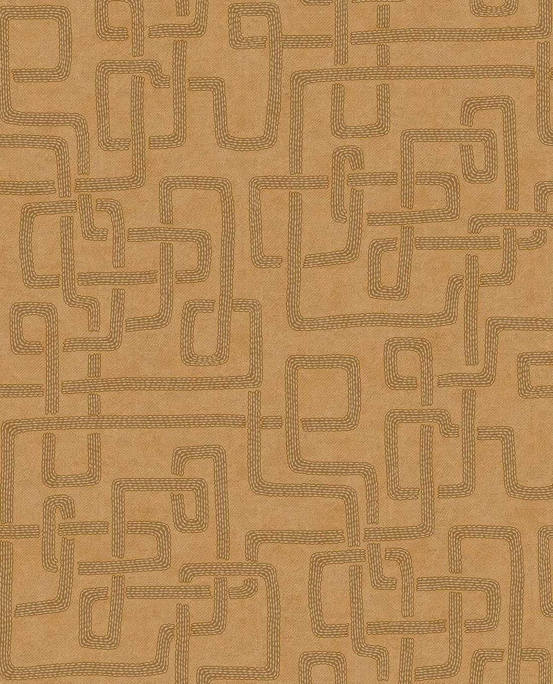 340235 Kuba Ochre Wallpaper by Eijffinger