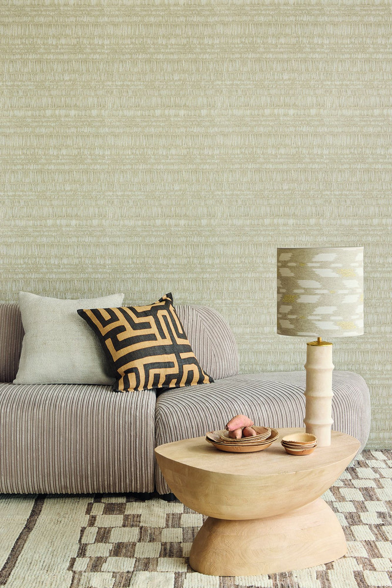 340260 Ethnic Stripe Beige Wallpaper by Eijffinger