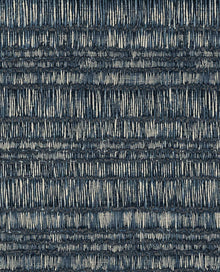 340264 Ethnic Stripe Blue Wallpaper by Eijffinger