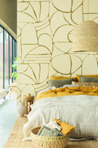 340281 Omani Blue Mural by Eijffinger