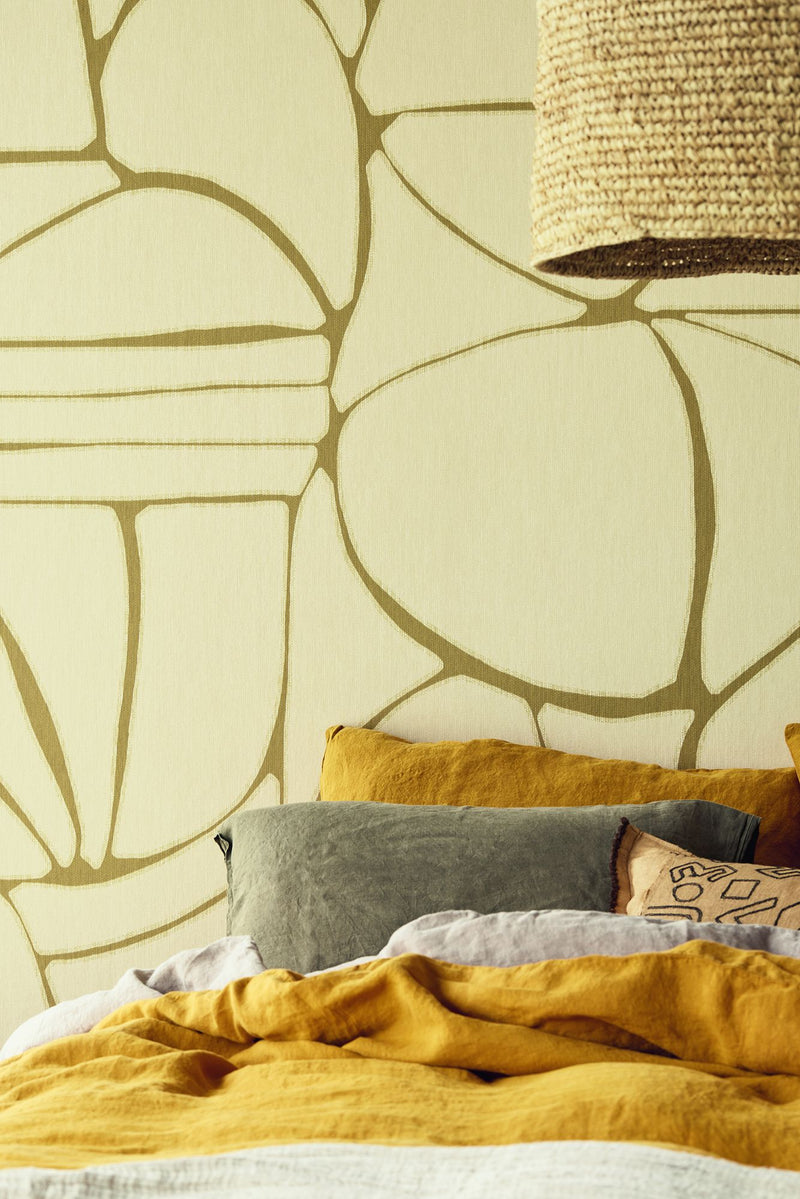 340281 Omani Blue Mural by Eijffinger