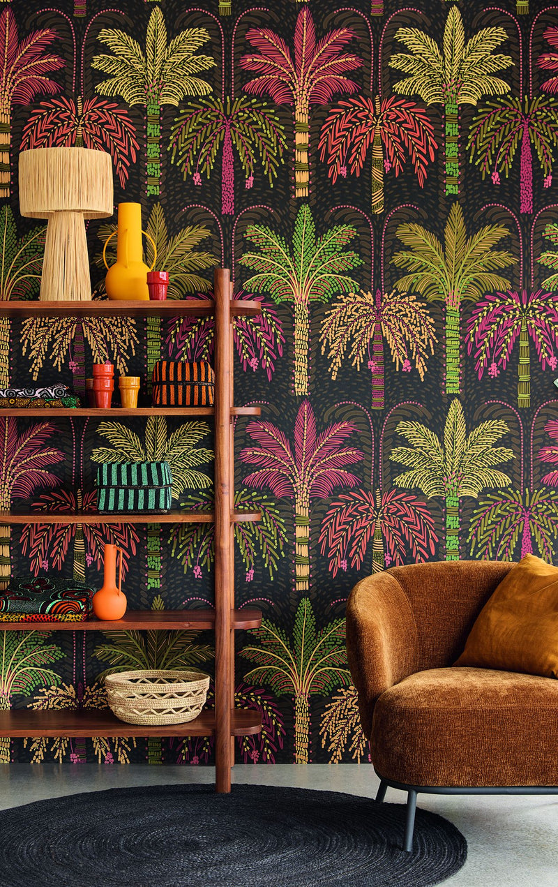 340290 Palm Tree Green Mural by Eijffinger
