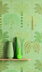 340293 Palm Tree Grey Mural by Eijffinger