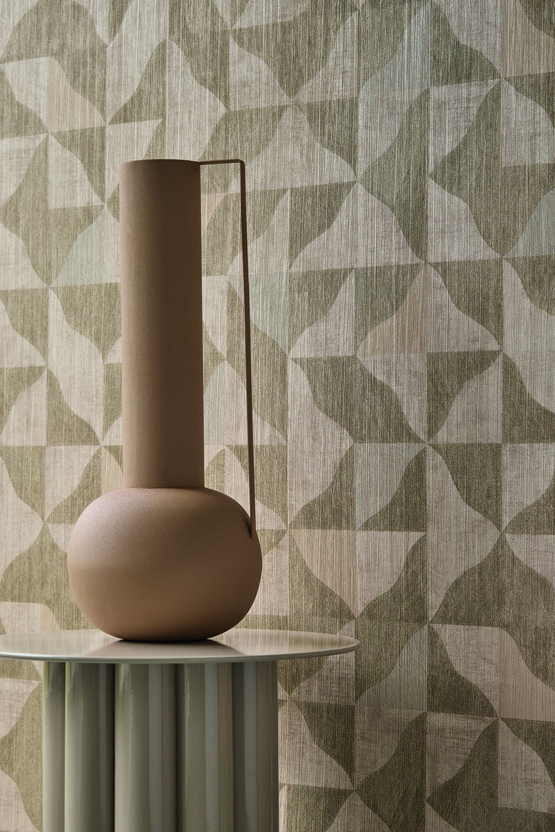 340322 Carve Taupe Wallpaper by Eijffinger