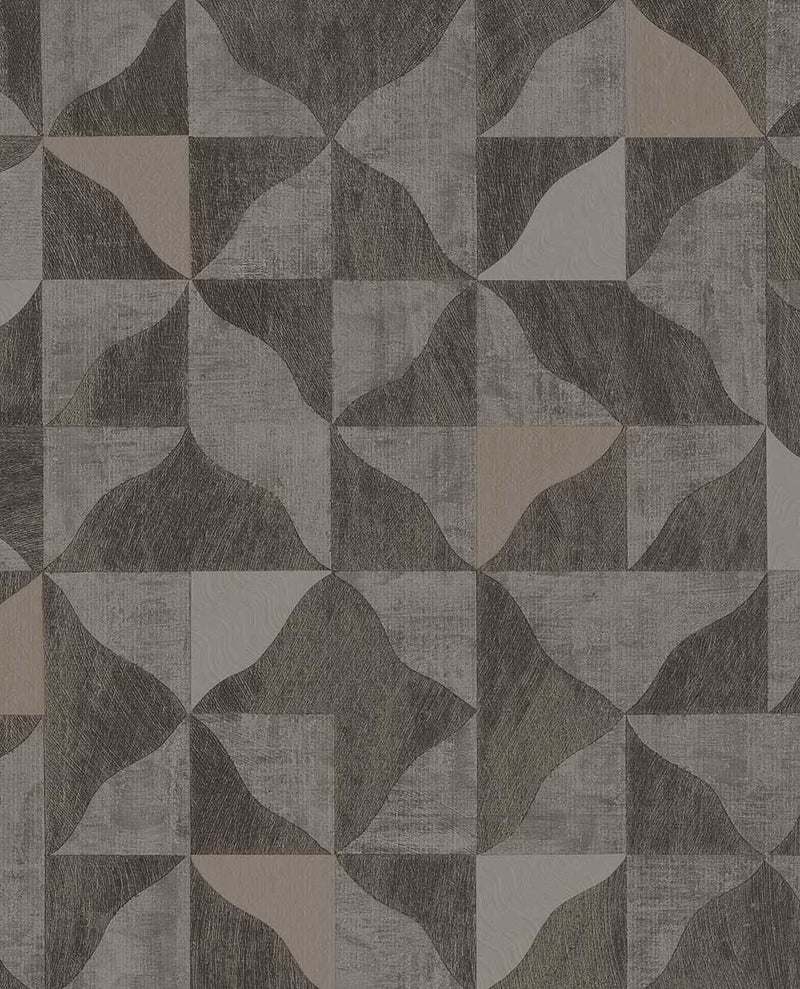 340324 Carve Brown Wallpaper by Eijffinger