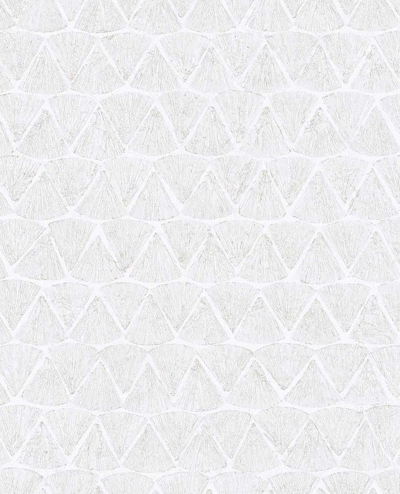 340340 Scallop Silver Wallpaper by Eijffinger