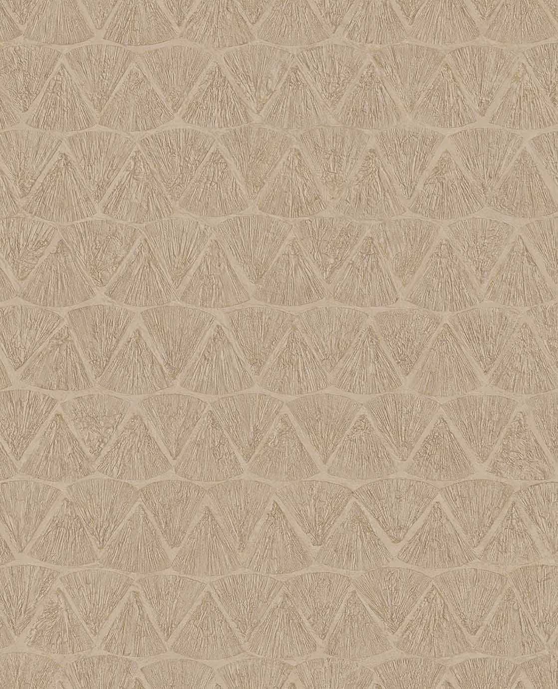 340343 Scallop Terracotta Wallpaper by Eijffinger