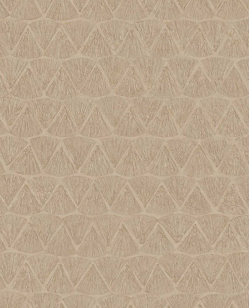 340343 Scallop Terracotta Wallpaper by Eijffinger