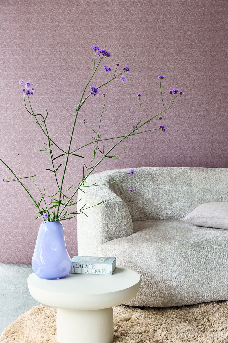 340346 Scallop Pink Wallpaper by Eijffinger