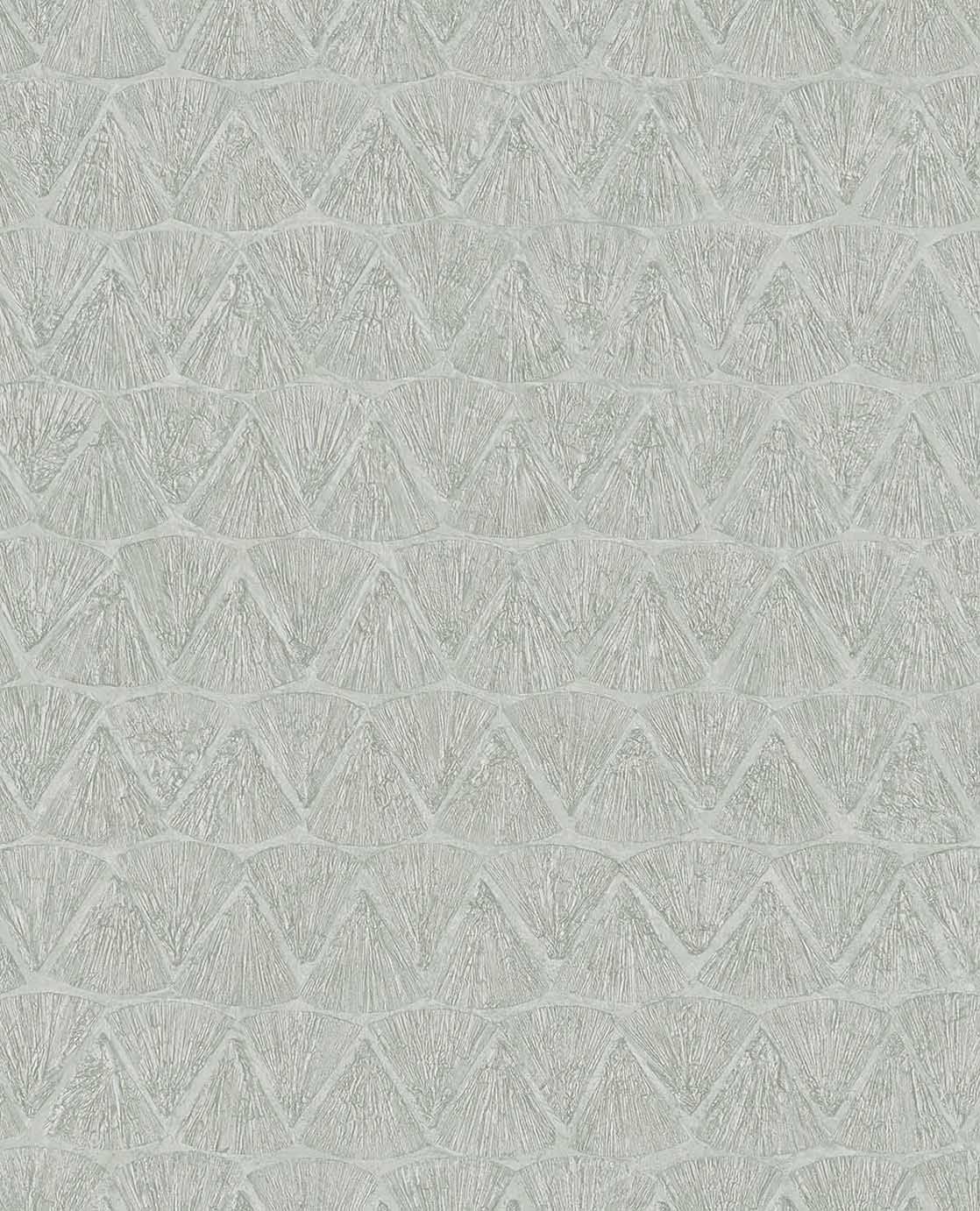 340348 Scallop Green Wallpaper by Eijffinger