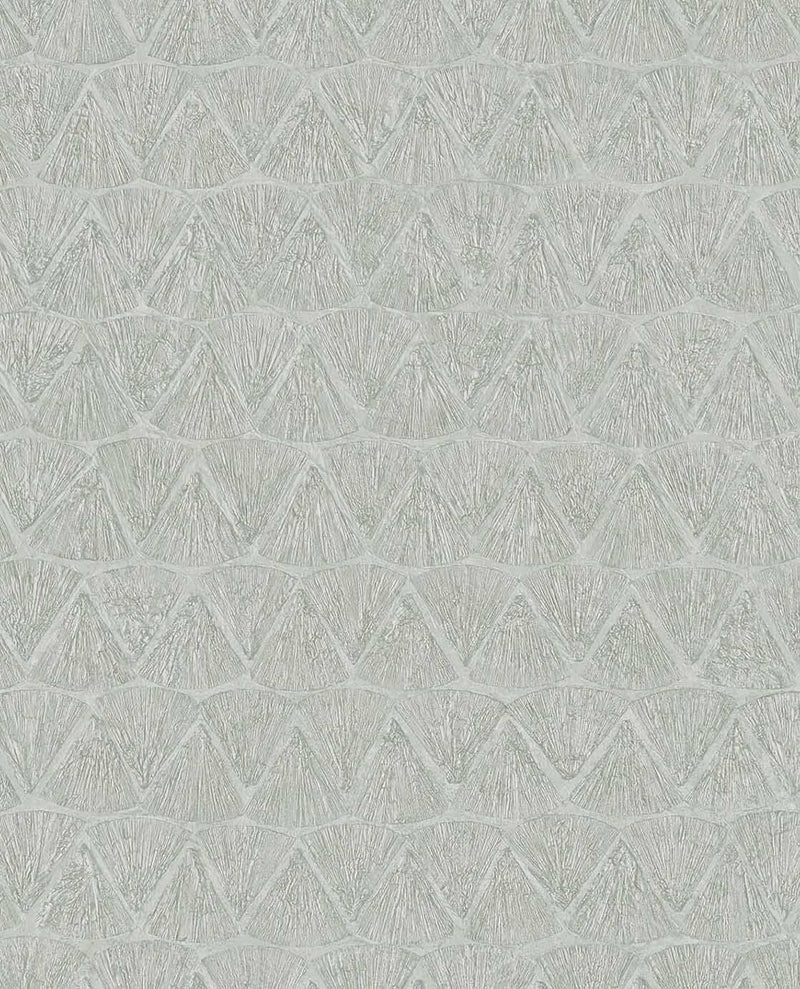 340348 Scallop Green Wallpaper by Eijffinger