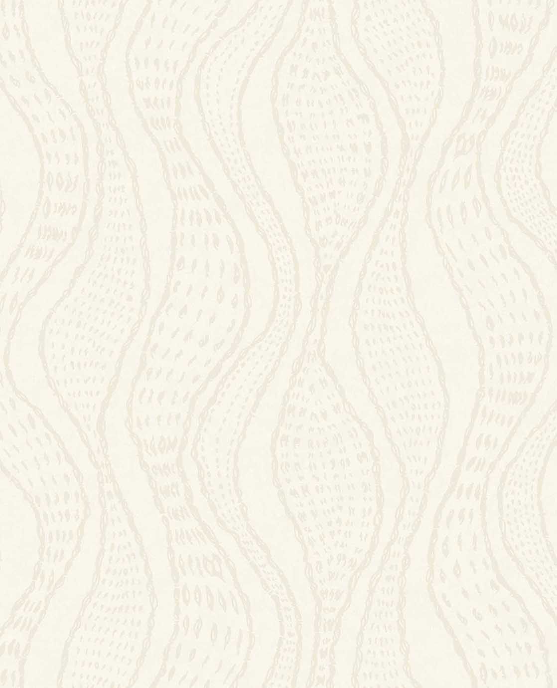 340352 Meander Cream Wallpaper by Eijffinger