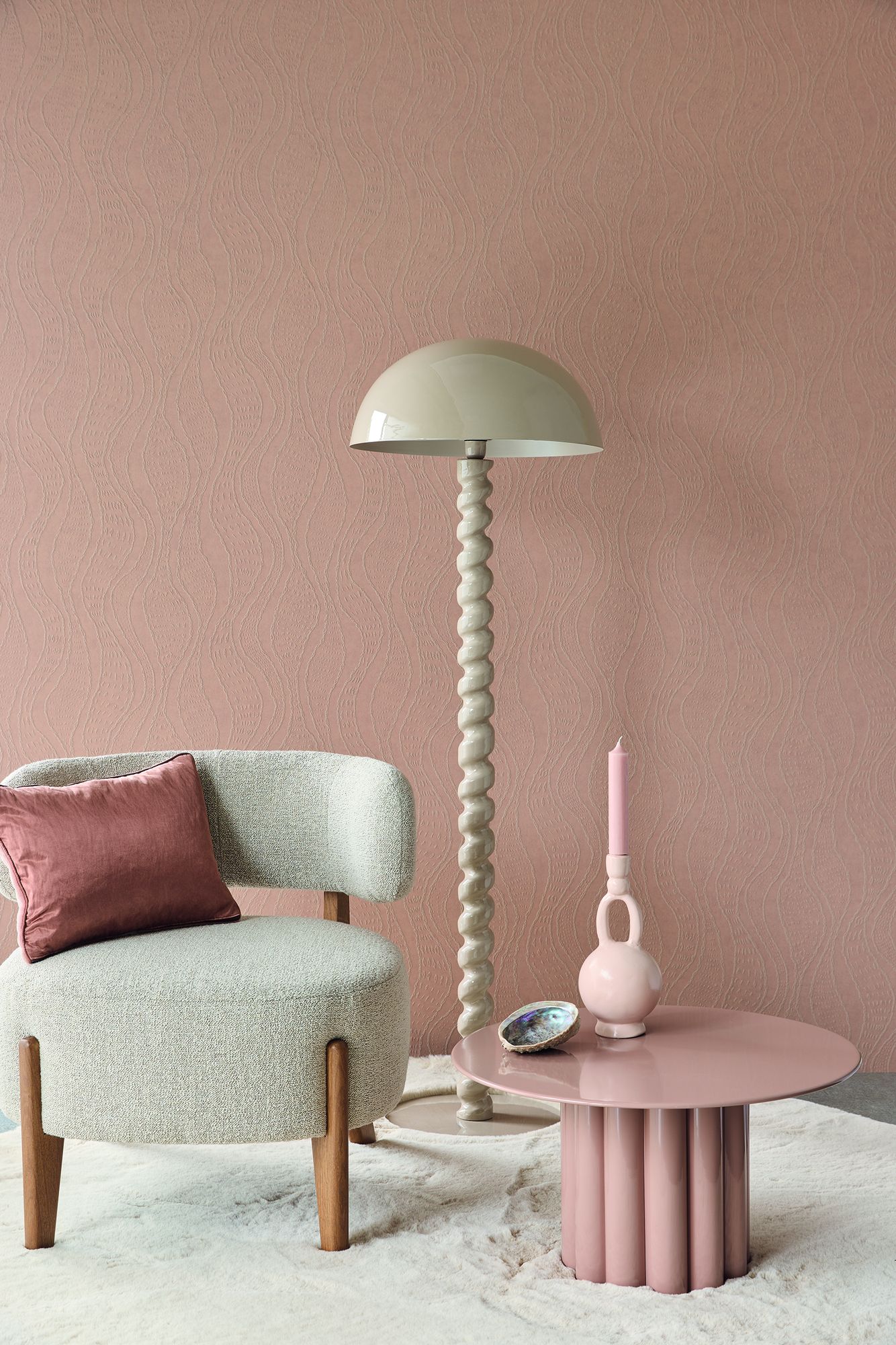 340354 Meander Terracotta Wallpaper by Eijffinger
