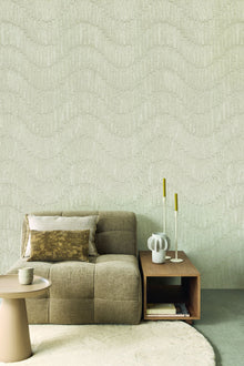 340371 Wavy Ribbon Linen Mural by Eijffinger