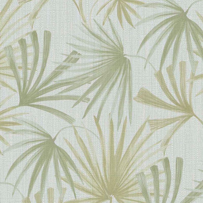 340511 Retro Palms Blue Groovy Wallpaper by Eijffinger