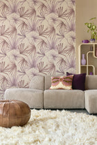 340512 Retro Palms Purple Groovy Wallpaper by Eijffinger