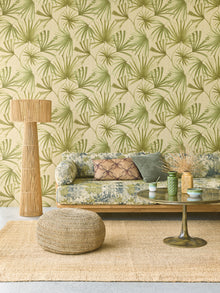 340513 Retro Palms Green Groovy Wallpaper by Eijffinger