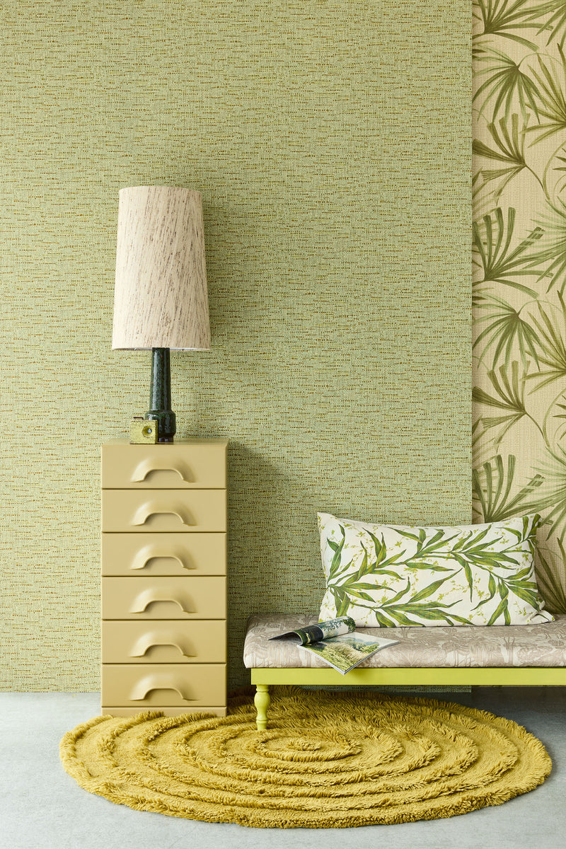 340532 Retro Texture Green Groovy Wallpaper by Eijffinger