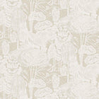 340540 Nostalgic Evergreen Cream Groovy Wallpaper by Eijffinger