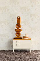 340540 Nostalgic Evergreen Cream Groovy Wallpaper by Eijffinger