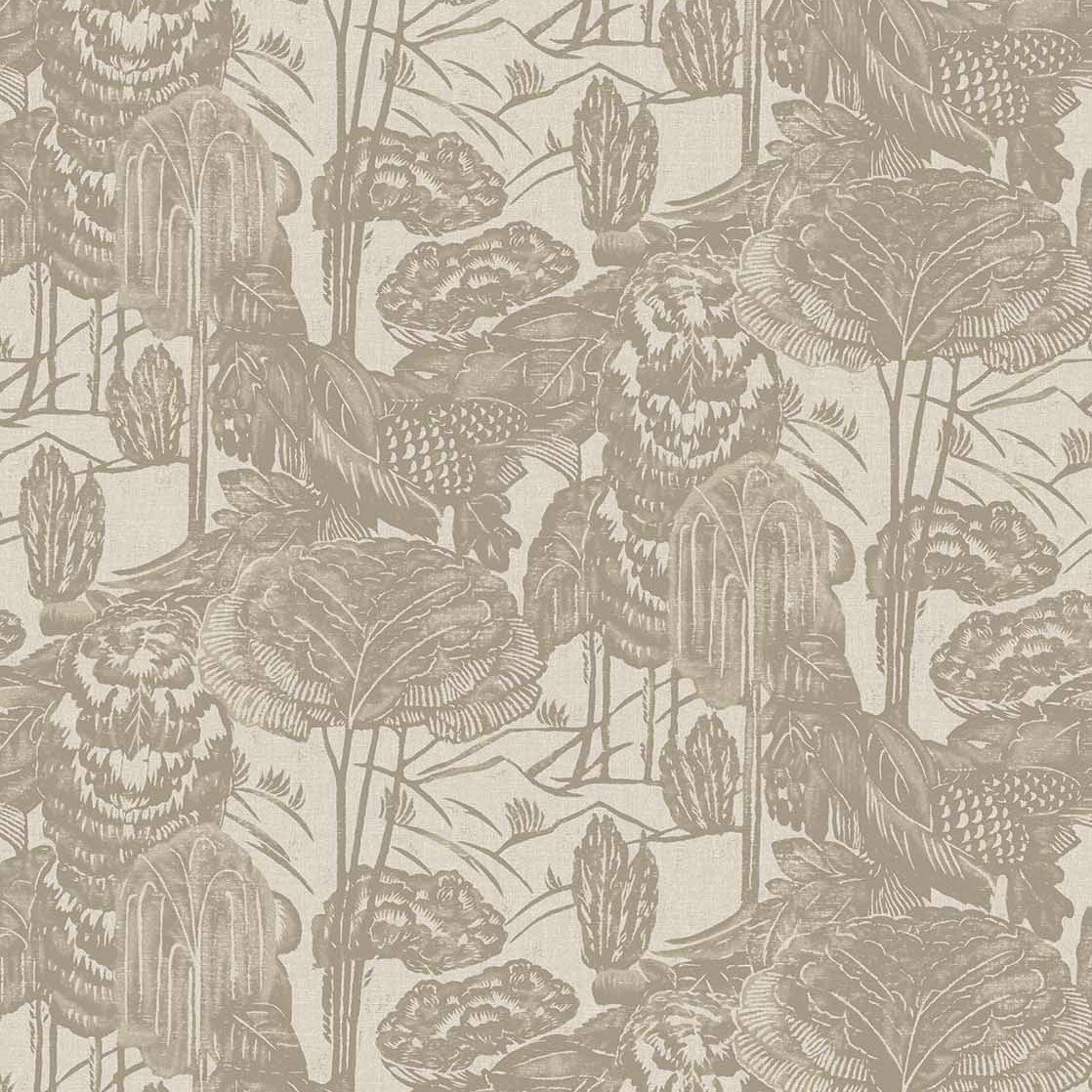 340541 Nostalgic Evergreen Beige Groovy Wallpaper by Eijffinger