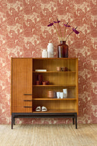 340543 Nostalgic Evergreen Terracotta Groovy Wallpaper by Eijffinger