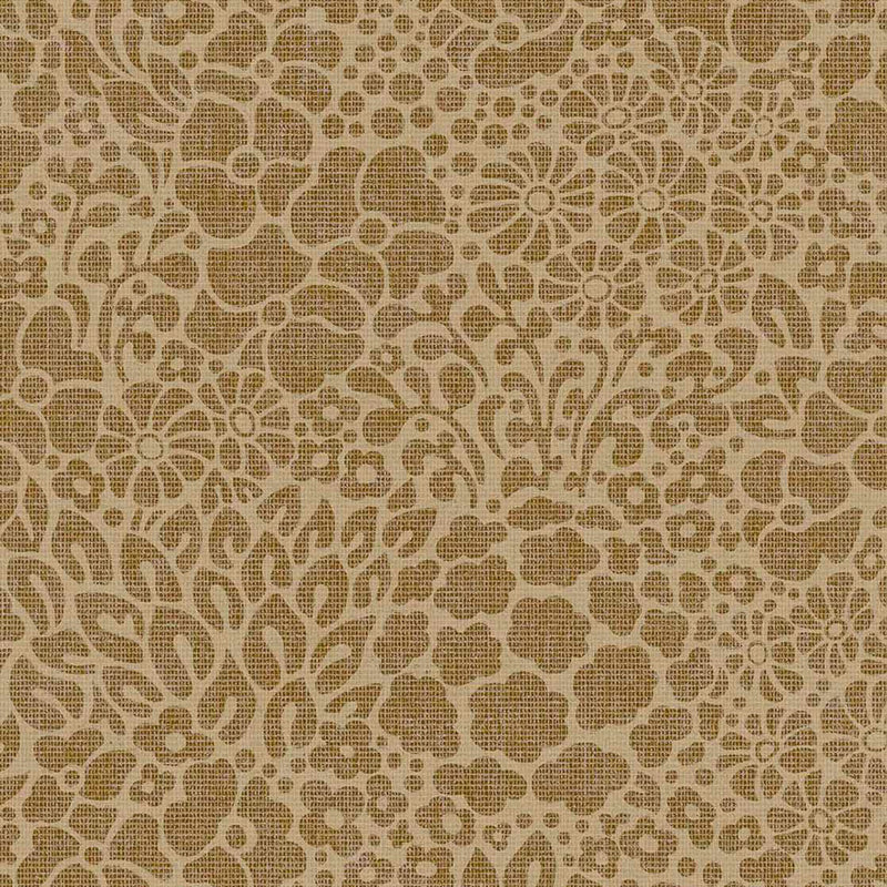 340552 Seventies Floral Taupe Groovy Wallpaper by Eijffinger
