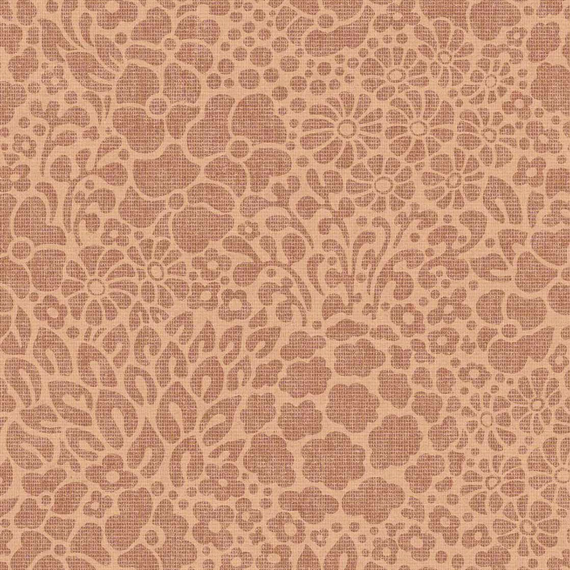 340553 Seventies Floral Terracotta Groovy Wallpaper by Eijffinger
