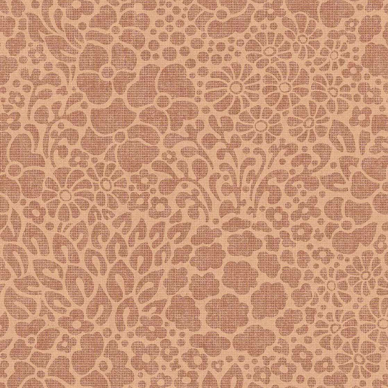 340553 Seventies Floral Terracotta Groovy Wallpaper by Eijffinger