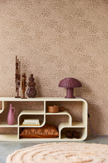 340554 Seventies Floral Pink Groovy Wallpaper by Eijffinger