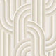 Retro Arches Beige Groovy Wallpaper by Eijffinger