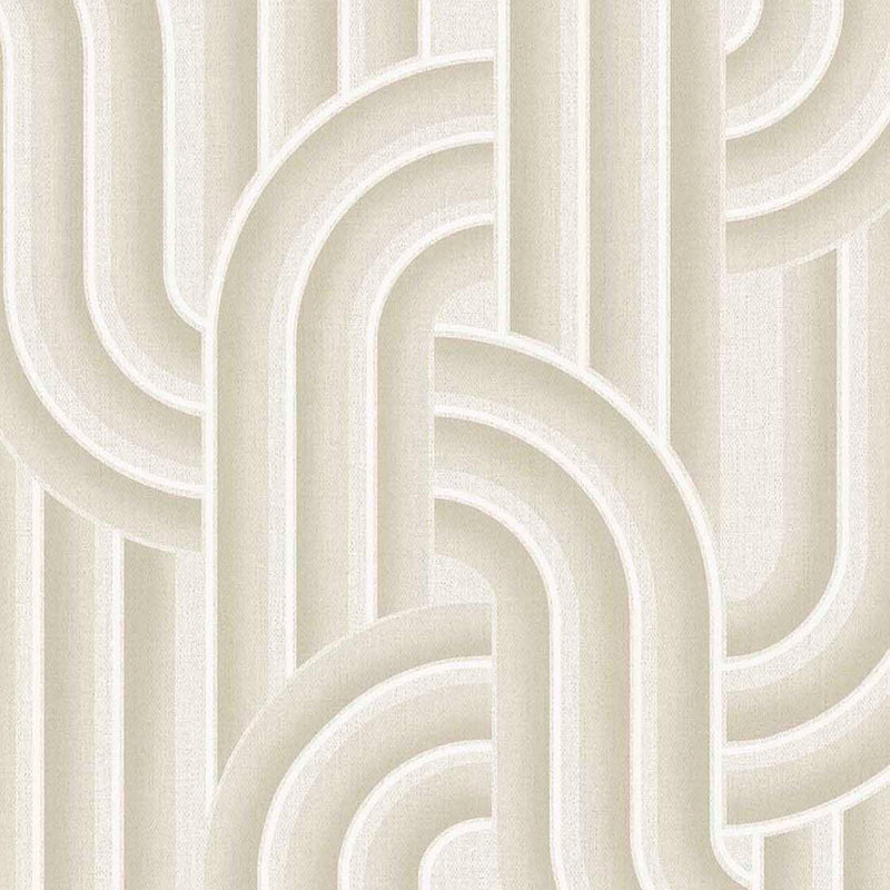 340560 Retro Arches Beige Groovy Wallpaper by Eijffinger