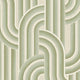 Retro Arches Sage Groovy Wallpaper by Eijffinger