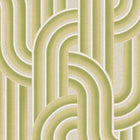 340562 Retro Arches Green Groovy Wallpaper by Eijffinger