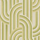 Retro Arches Green Groovy Wallpaper by Eijffinger